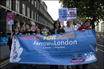 YFJ contingent on NSSN march to Congress House, 11 Sept 2011, photo Paul Mattsson YFJ contingent on NSSN march to Congress House, 11 Sept 2011, photo Paul Mattsson
