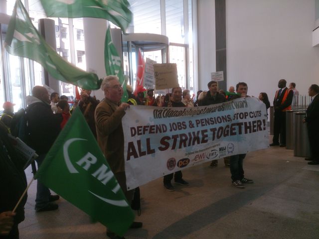 Join RMT CITY LINK protests Sat Oct 5th - National Shop Stewards Network