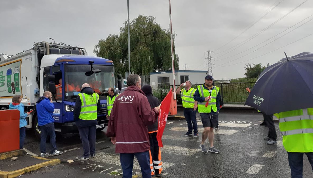 NSSN 543 Support the Bexley Bin Strike National Shop Stewards Network